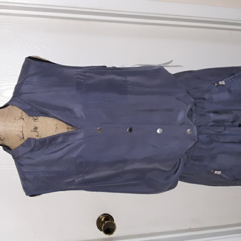 PERSE By Carlisle 100% Silk Romper Size 12 NWT - Picture 6 of 11